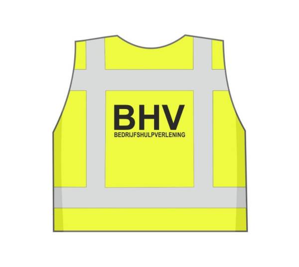 Huschka BHV veiligheidshesje-geel