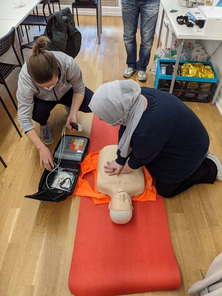 Huschka reanimatie oefening